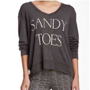 Wildfox Sandy Toes Summer Baggy Beach Jumper Size Small